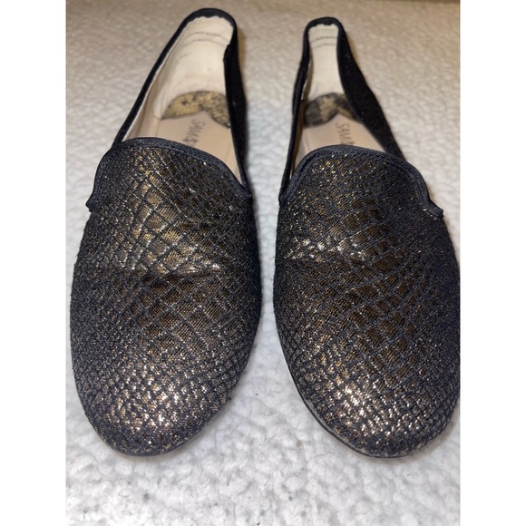 Women’s Black Sam & Libby Snakeskin Flats 💛 - Picture 8 of 14